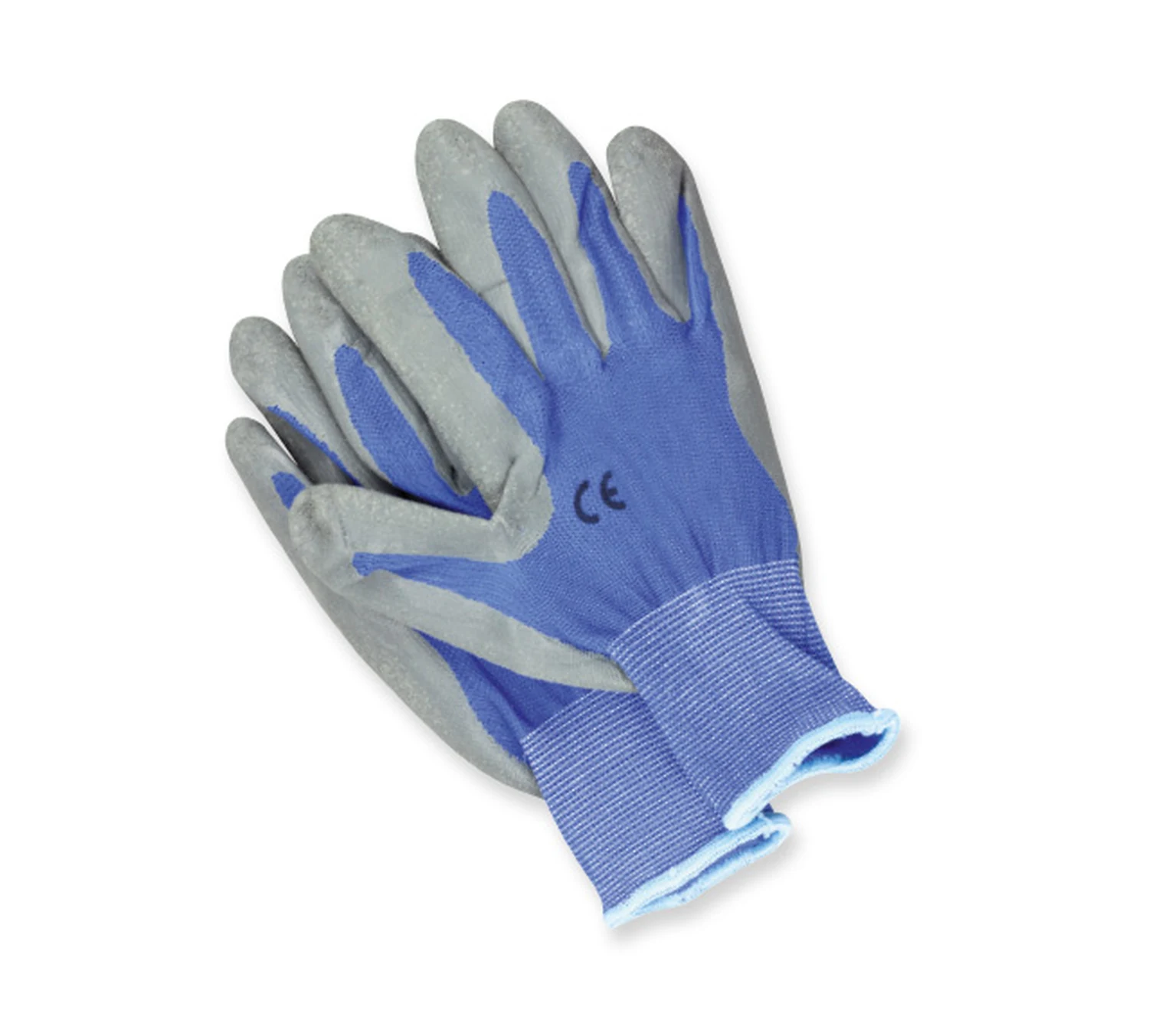 Blaue Schutzhandschuhe für industrielle Arbeiten